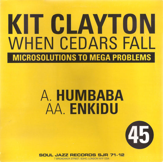 Kit Clayton : When Cedars Fall (12")