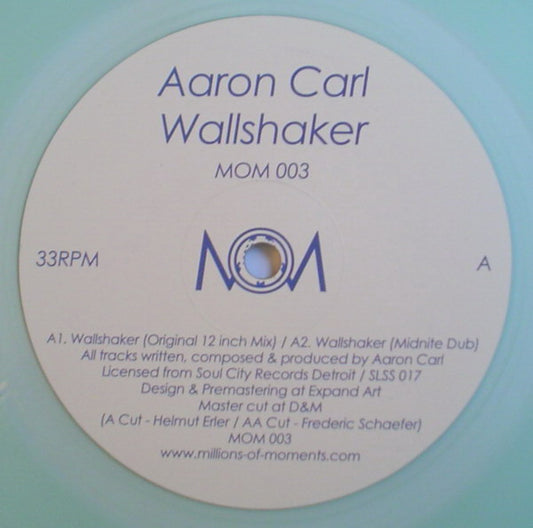 Aaron-Carl : Wallshaker (12", Cle)