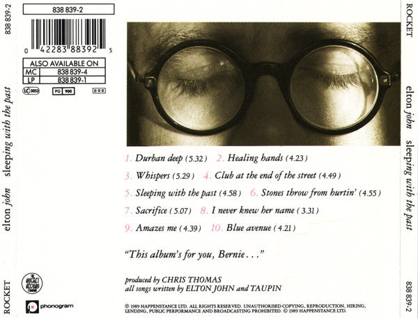 Elton John : Sleeping With The Past (CD, Album)