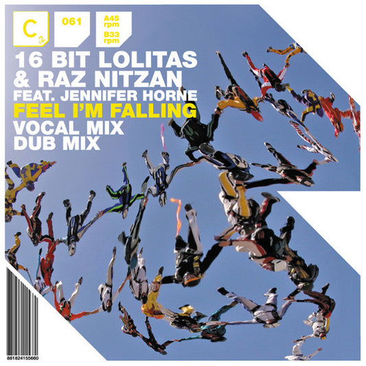 16 Bit Lolita's & Raz Nitzan Feat. Jennifer Horne : Feel I'm Falling (12")