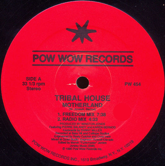 Tribal House : Motherland (12")