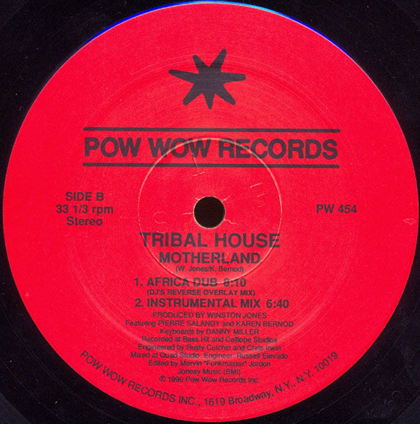 Tribal House : Motherland (12")