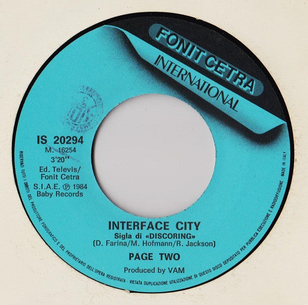 Page 2 : Interface City (7")