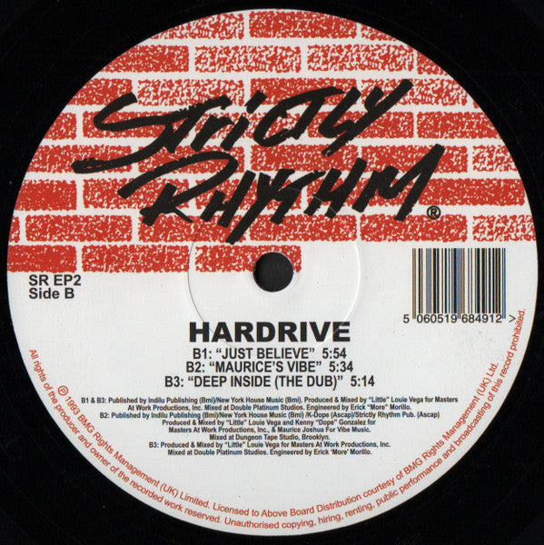 Hardrive : Deep Inside (12", EP, RE, RM)