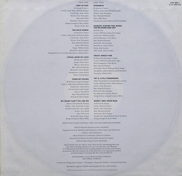 Rod Stewart : Out Of Order (LP, Album)