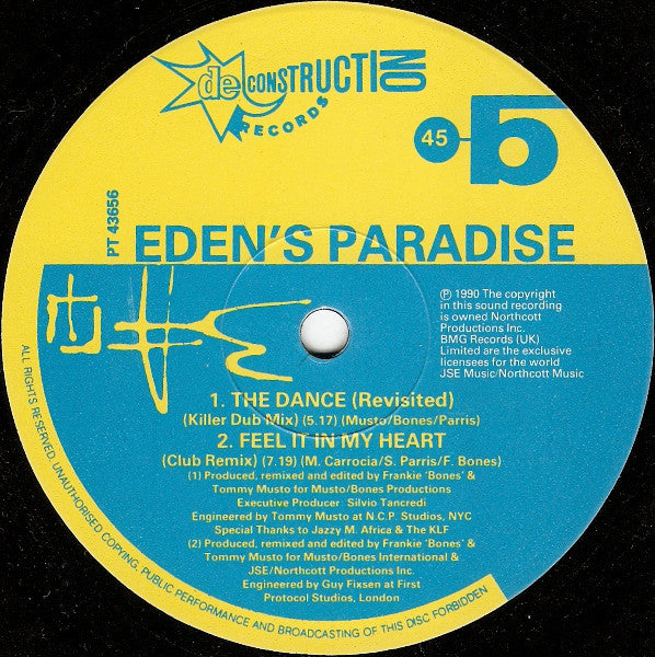 Eden's Paradise : The Dance (Revisited) (12")