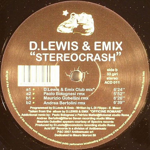 D.Lewis & Emix : Stereocrash (12")