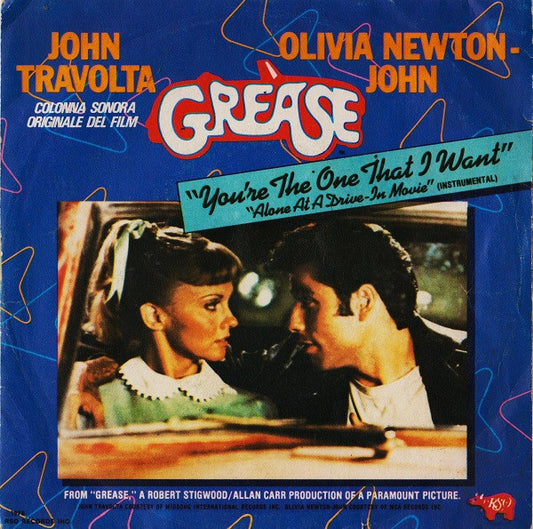 John Travolta And Olivia Newton-John : You're The One That I Want (7", Single)