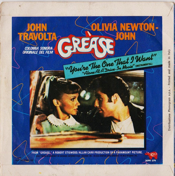 John Travolta And Olivia Newton-John : You're The One That I Want (7", Single)