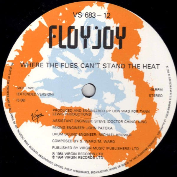 Floy Joy : Burn Down A Rhythm (12")