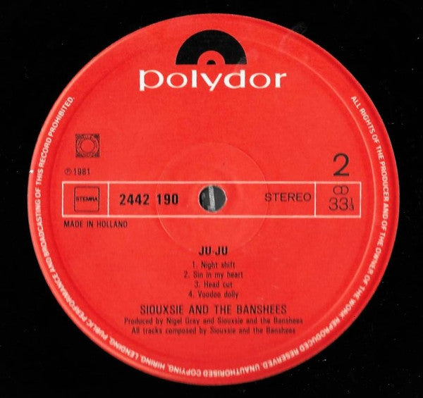 Siouxsie And The Banshees* : Juju (LP, Album)