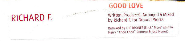 Richard F. : Good Love (12")