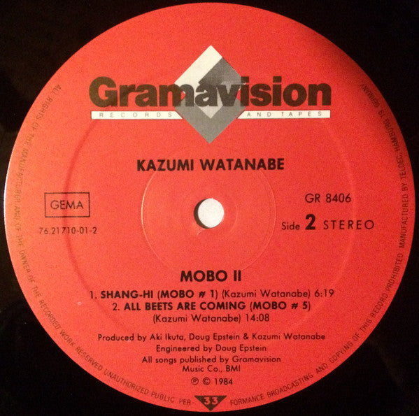 Kazumi Watanabe : Mobo II (LP, Album)