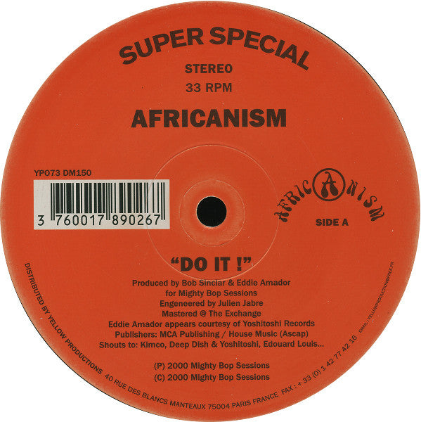 Africanism : Do It ! (12")
