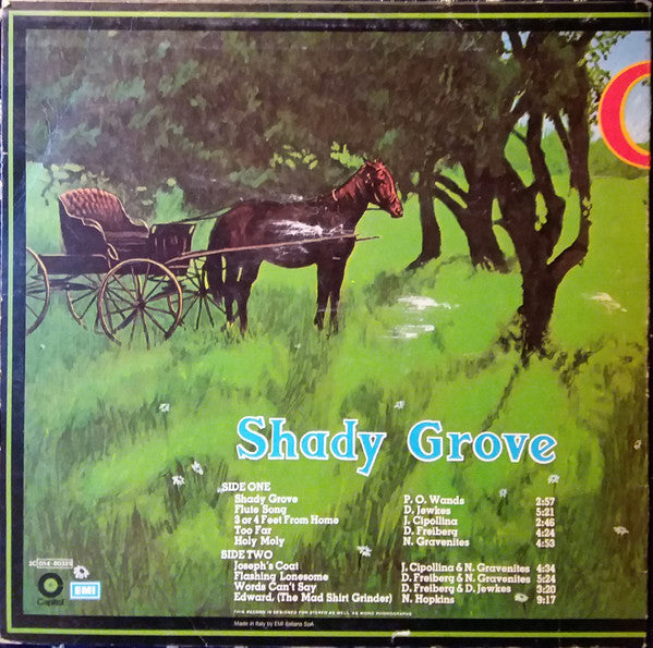 Quicksilver* : Shady Grove (LP, Album, RE)