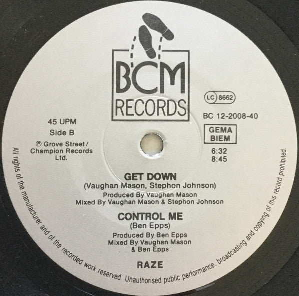 Raze : Let The Music Move U (12")