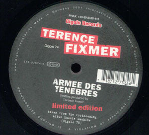 Terence Fixmer : Armee Des Tenebres (12", Ltd)