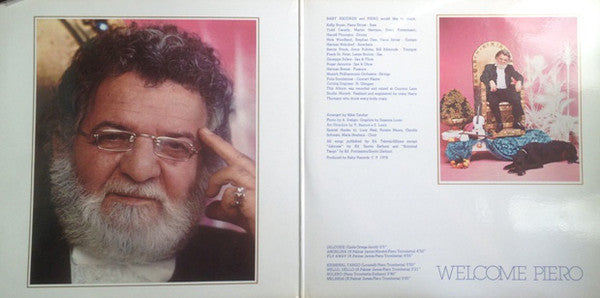 Piero : Welcome Piero (LP, Album, Gat)