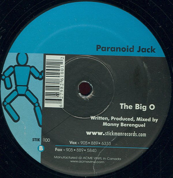 Paranoid Jack : The Big O (12")