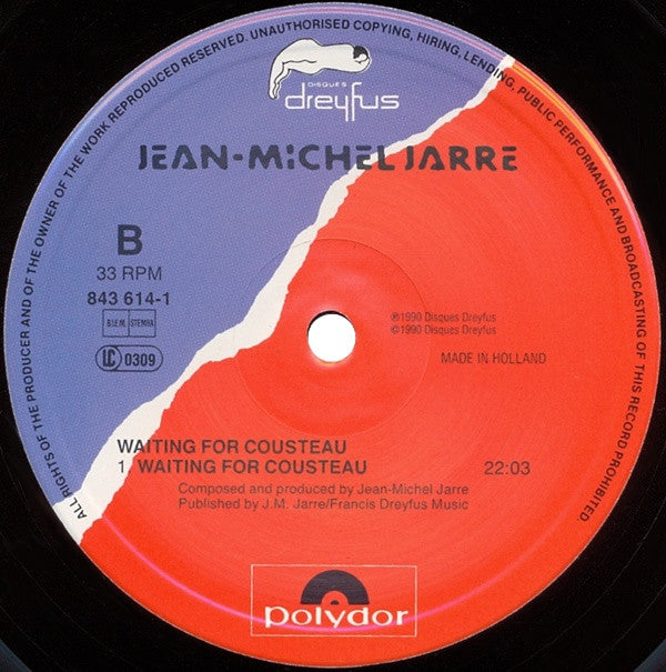 Jean-Michel Jarre : Waiting For Cousteau (LP, Album)
