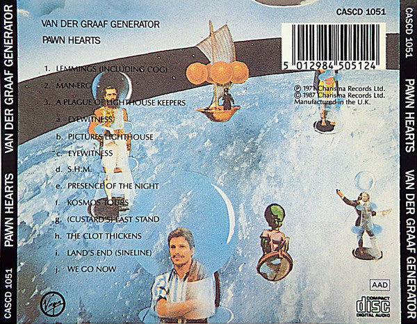 Van Der Graaf Generator : Pawn Hearts (CD, Album, RE)