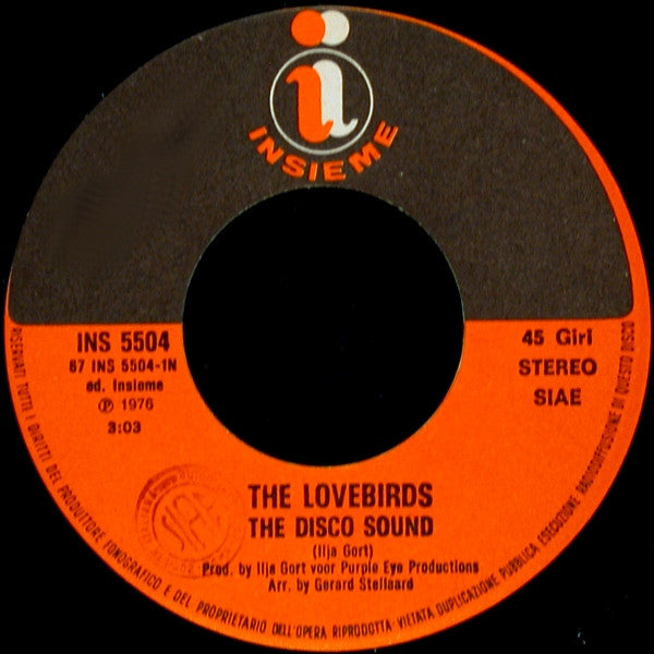 Lovebirds (2) : The Disco Sound / Rain On My Window (7")