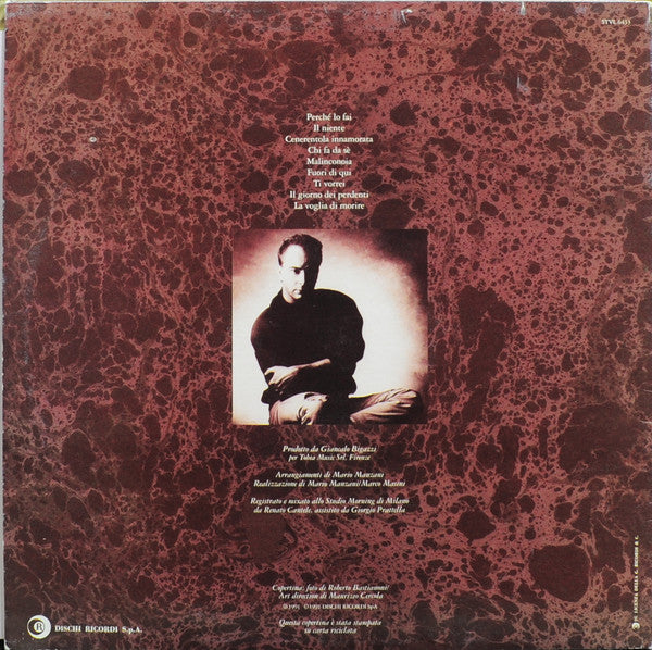 Marco Masini : Malinconoia (LP, Album)