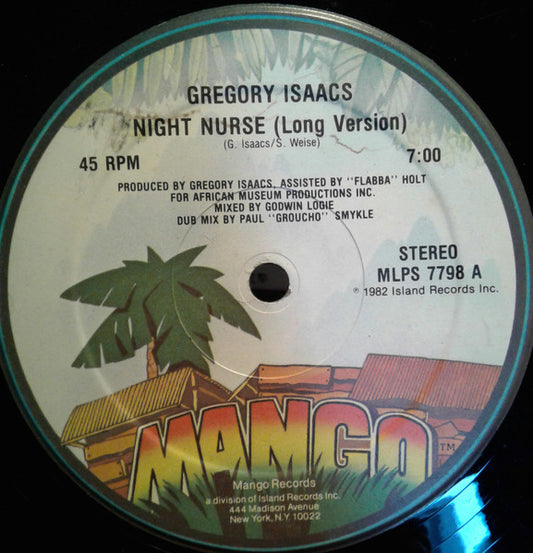 Gregory Isaacs : Night Nurse (12", Single)