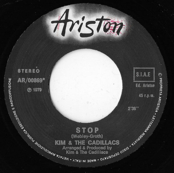 Kim & The Cadillacs : Stop (7")