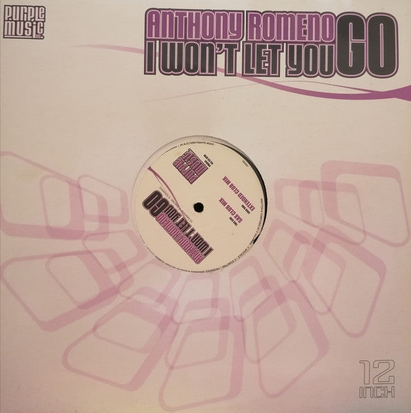 Anthony Romeno : I Won't Let You Go (12")