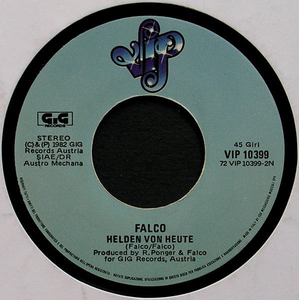 Falco : Der Kommissar (7", Single)