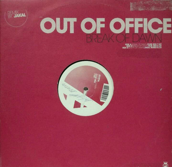 Out Of Office : Break Of Dawn (12")