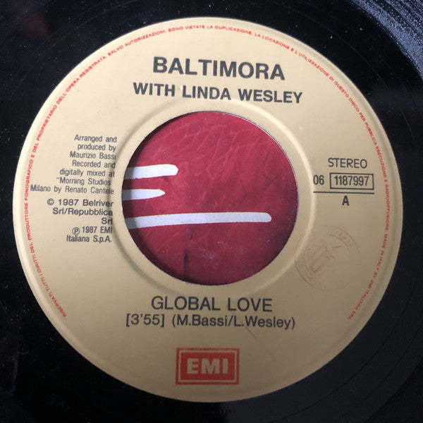 Baltimora With Linda Wesley : Global Love (7", Single)