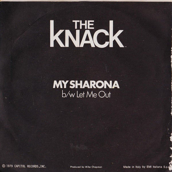 The Knack (3) : My Sharona (7")