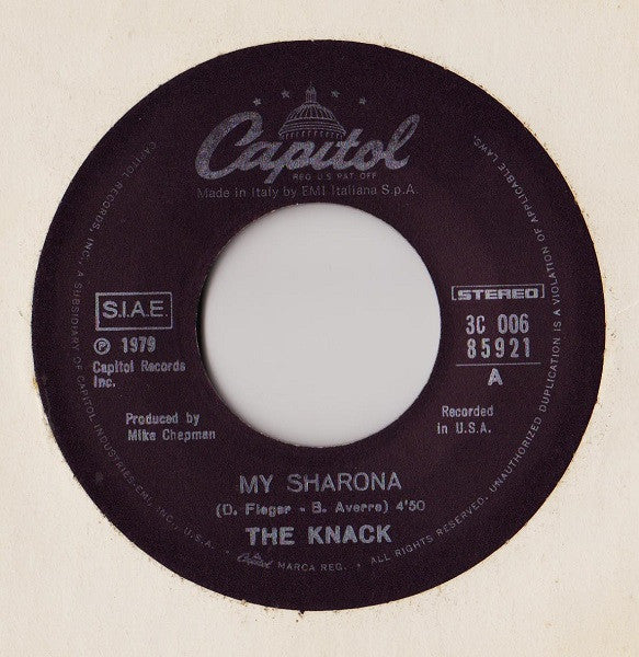 The Knack (3) : My Sharona (7")