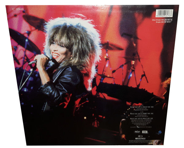 Tina Turner : What You Get Is What You See (12", Maxi)