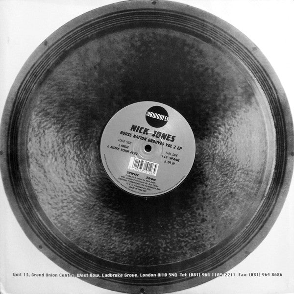 Nick Jones : House Nation Grooves Vol 2 EP (12", EP)