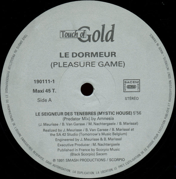 Pleasure Game : Le Seigneur Des Ténèbres (Mystic House) (12", Maxi)