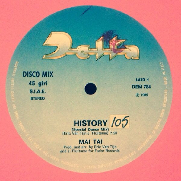 Mai Tai : History (12", Maxi, Pin)