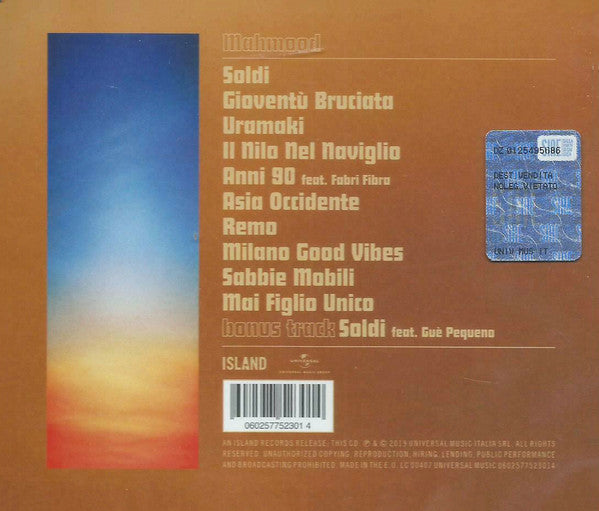 Mahmood (3) : Gioventù Bruciata (CD, Album)