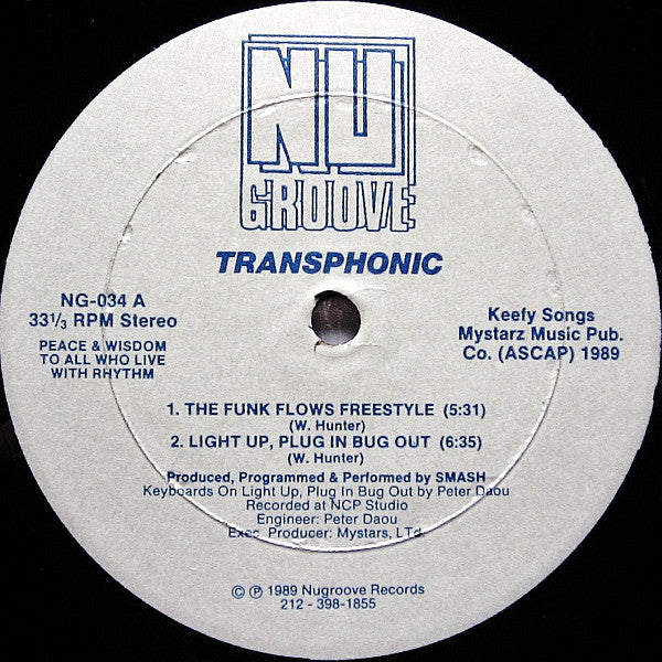 Transphonic : The Funk Flows Freestyle (12")