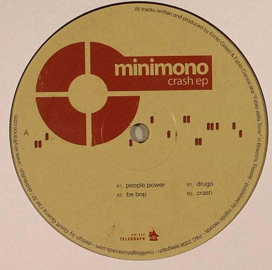 Minimono : Crash EP (12", EP)