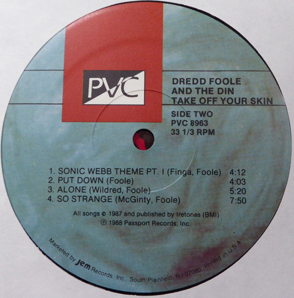 Dredd Foole And The Din : Take Off Your Skin (LP, Album)