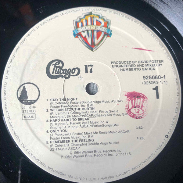 Chicago (2) : Chicago 17 (LP, Album)