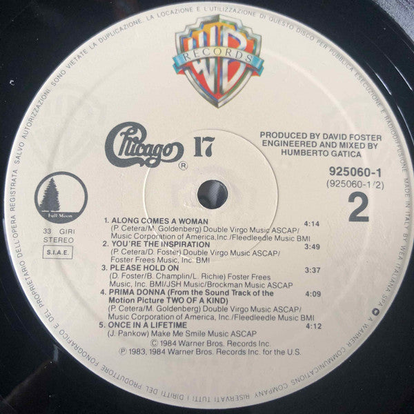 Chicago (2) : Chicago 17 (LP, Album)