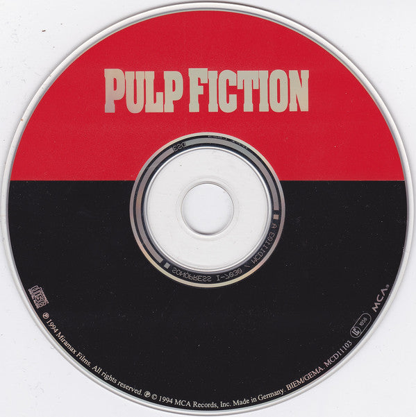 Various : Pulp Fiction (Music From The Motion Picture) (CD, Album, Comp)