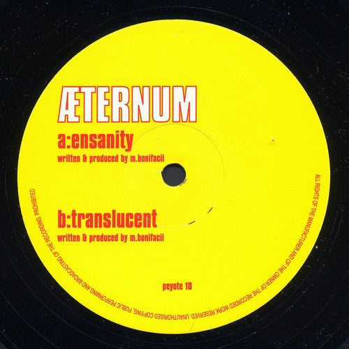 Aeternum : Ensanity (12")