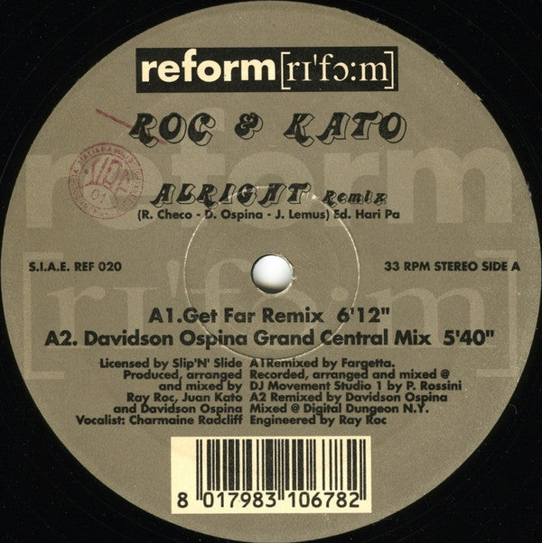 Roc & Kato : Alright (Remix) (12")