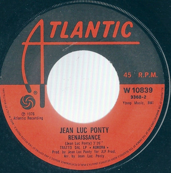 Jean-Luc Ponty : New Country  (7")