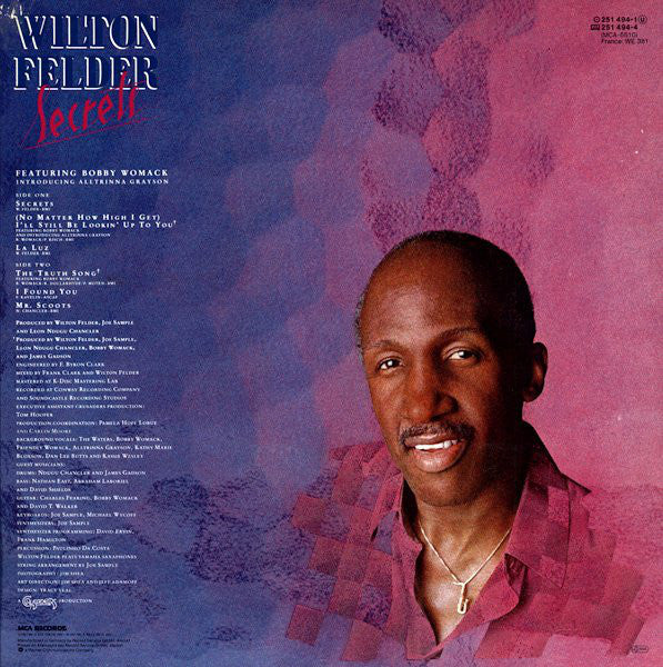 Wilton Felder Featuring Bobby Womack : Secrets (LP, Album)